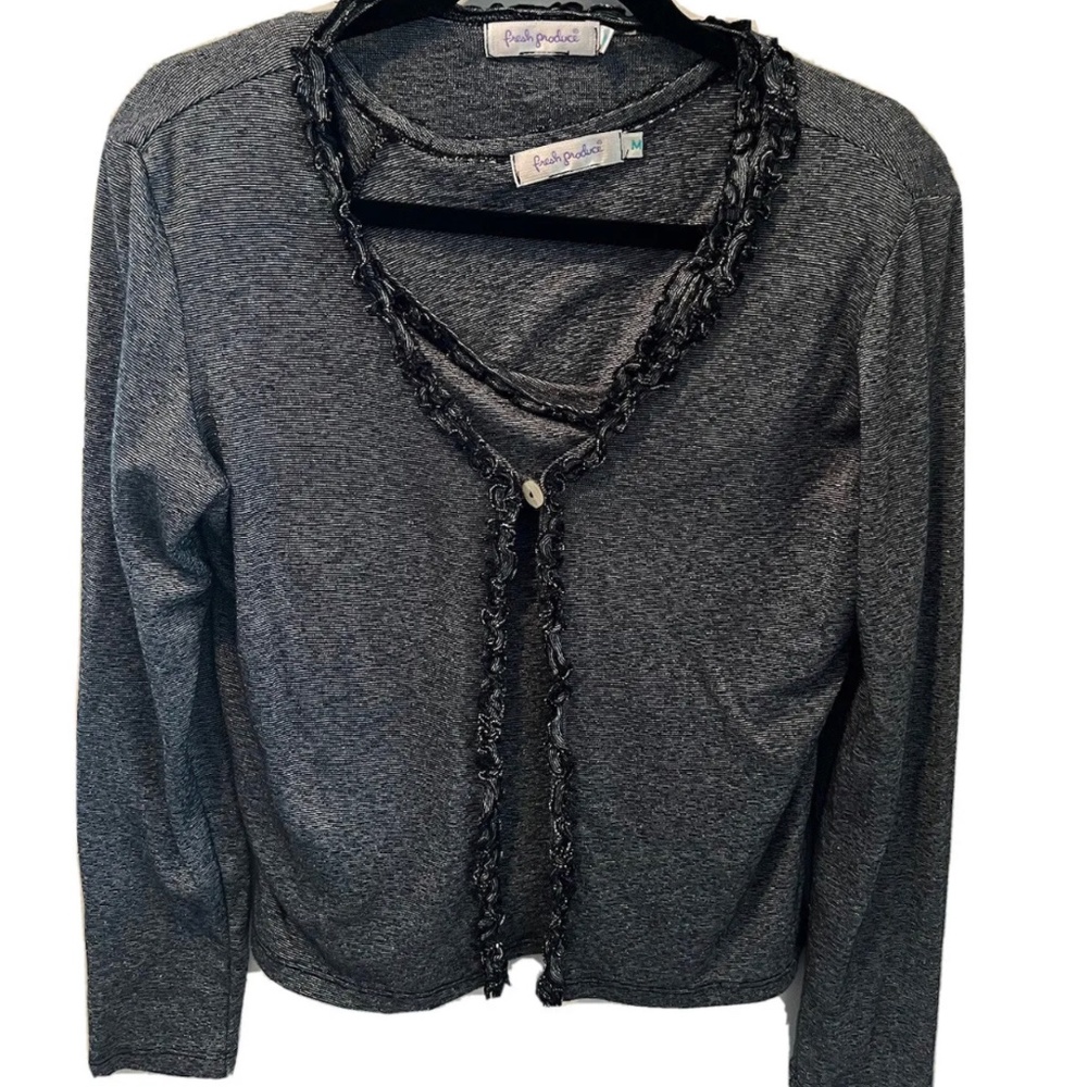 Fresh Produce Knit Twin Set Ladies Size M